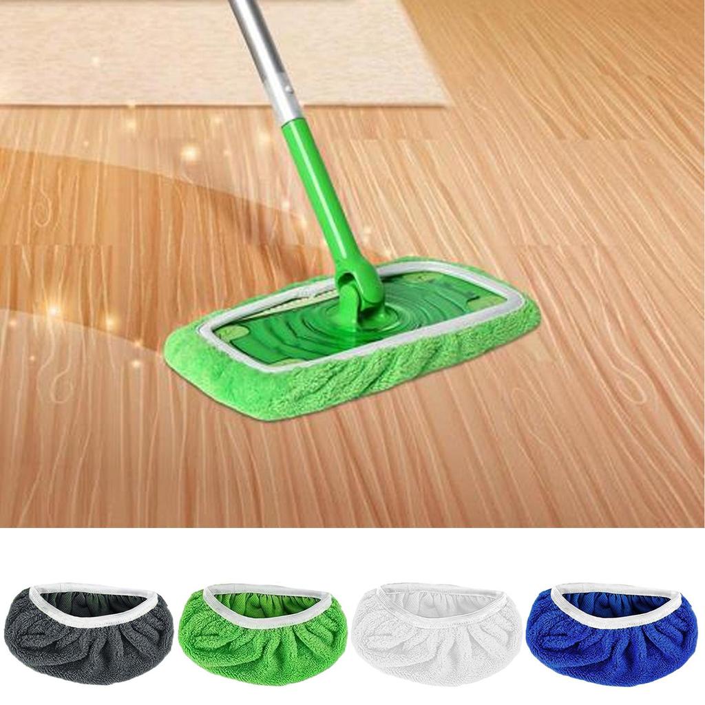 Mop Pad Replacement Microfiber Mop Pads Cloth Reusable Microfiber Cover Multifunctional Washable Reusable Flat Mop Coth Cover
