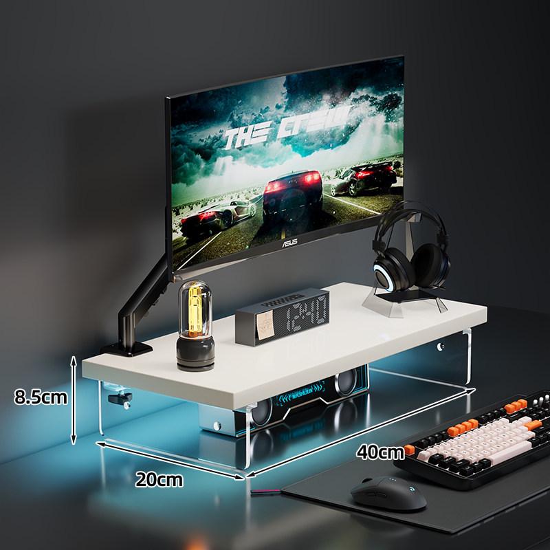 Creative E-sports Acrylic Laptop Stand with Adjustable Desktop Display Support