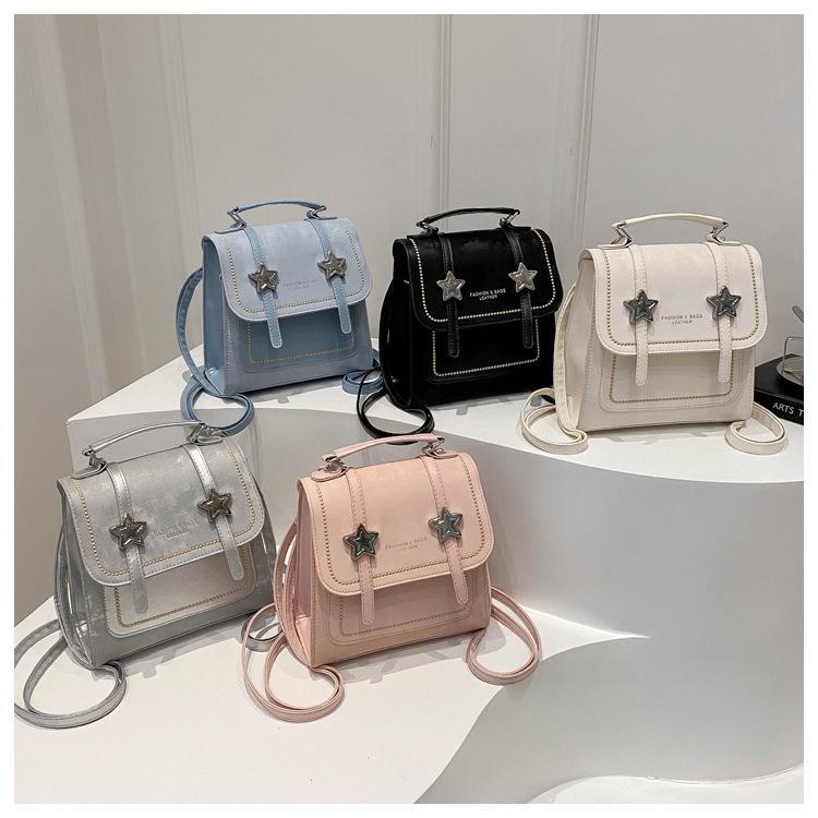 2024 Retro Lässiger Damenrucksack: Stilvolles Design für Studenten