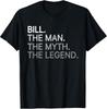 Funny Pops Shirt for Grandpa or Dad Bill the Man the Myth TShirt Unisex T-Shirt