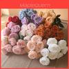 Décor Mural Rose Fleurs Artificielles Pour Mariage Maison Photographie Avec Matière Soie