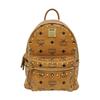[Pre-Owned] Studded Monogram Print Faux Leather Mini Backpack - Good #1RTZ1QD