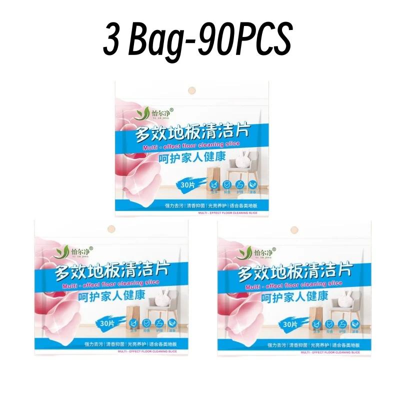 30PCS/Bag Floor Cleaner Cleaning Sheet Mopping The Floor Wiping Wooden Floor Tiles Toilet Cleaning Household Hygiene Supplies
