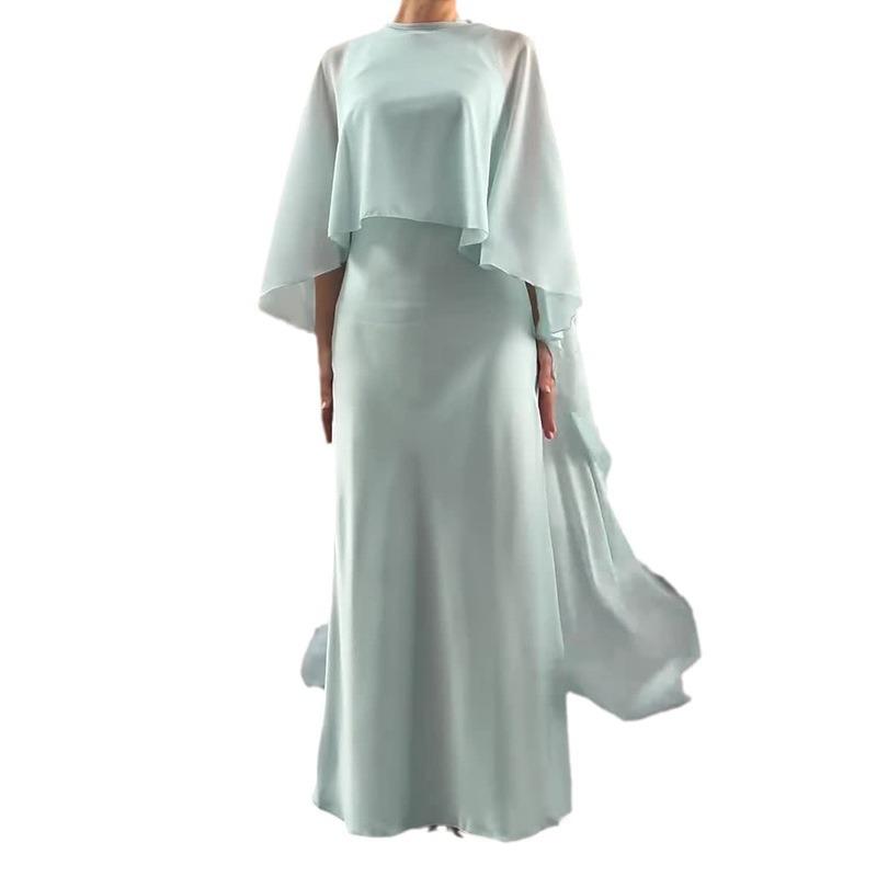 2025 Léto Evropská a americká dámská móda Ležérní dlouhé šaty a šál