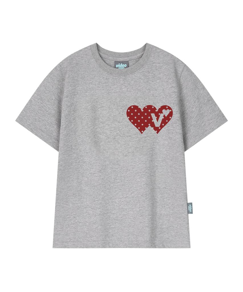 VIDEO JOCKEY Double Heart T-Shirt [6 Colors]
