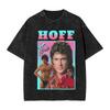 David Hasselhoff Funny Graphic Print TShirt Retro Washed Cotton Women Men Summer Harajuku Fashion New Top Gothic Oversized Tees