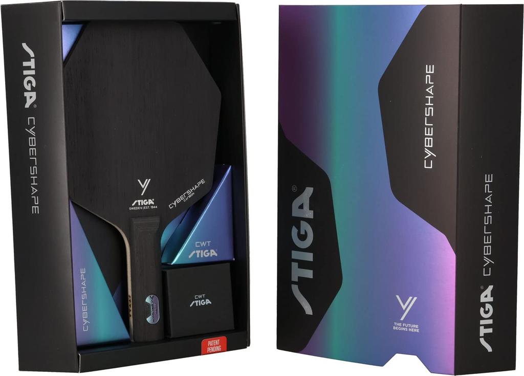 STIGA Table Tennis Racket Cyber Shape Carbon CWT STR 1602020237