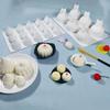 3D Bun Dumpling Silicone Mold, Steaming Dumpling Shape Candle Molds for Chocolate, Resin, Soap, Baozi Bun Bread Fondant Molds for Handmade Party DIY