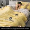 Summer Air Conditioning Quilt with Cool Feeling Ice Silk Summer Set - Machine Washable