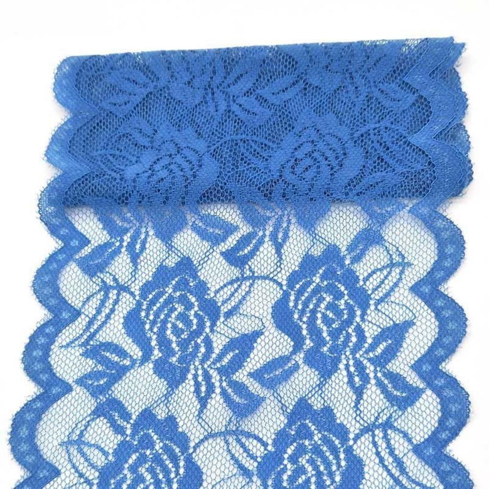 Clothes Lace Skirt Width 15cm Rose-shaped Lace Soft Elastic Accessories Curtains, Door Curtains DIY Apparel Sewing Supplies