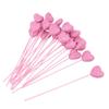 10pcs Love Glitter Foam Heart Picks Stick Red Pink Vase Picks Decor  Mother's Day Gift
