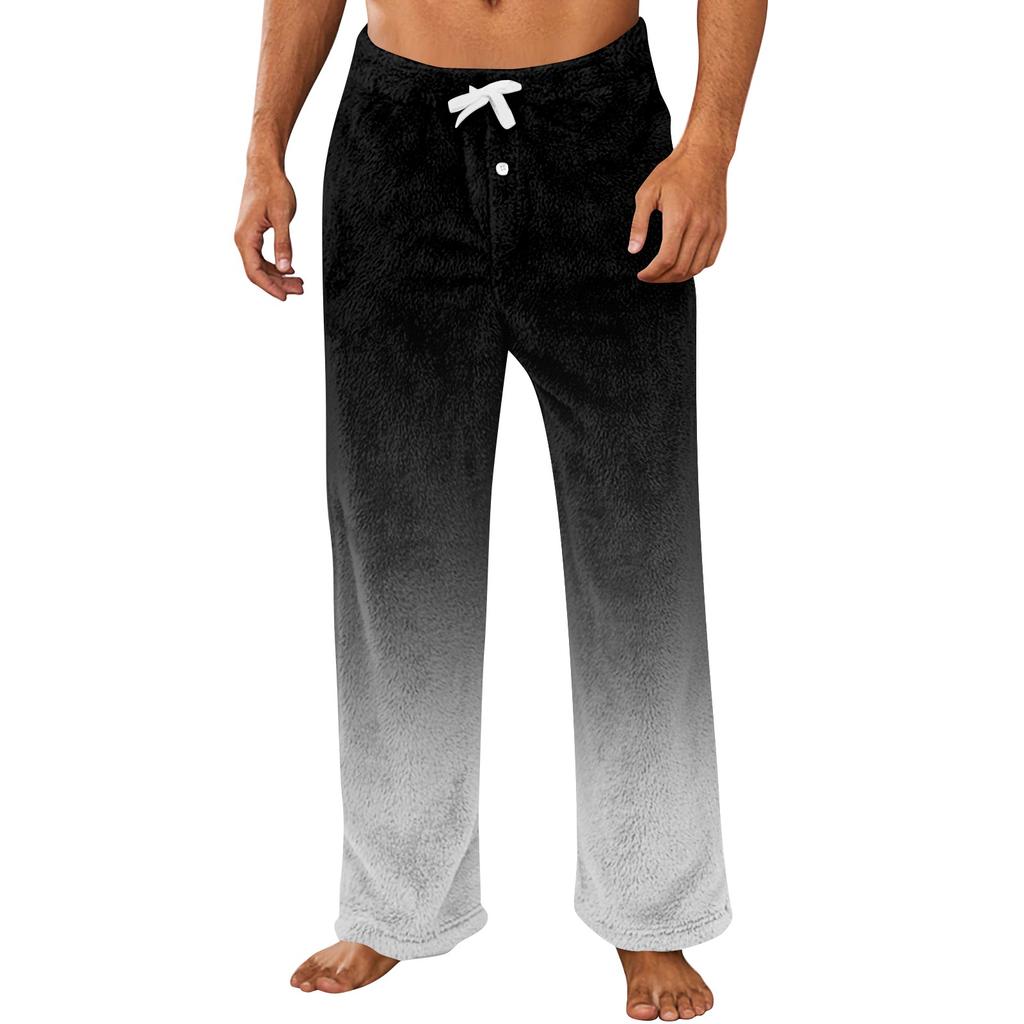 Erkek Tamamı Baskılı Ev Pantolonu Uyku Pijama Altı Uzun Pantolon Pijama Altı