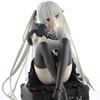 11.5CM Anime Adorable Figure Kasugano Sora Where We Are Least Alone Sitting and Hugging The Rabbit PVC Model Collect Dolls Toys Gift