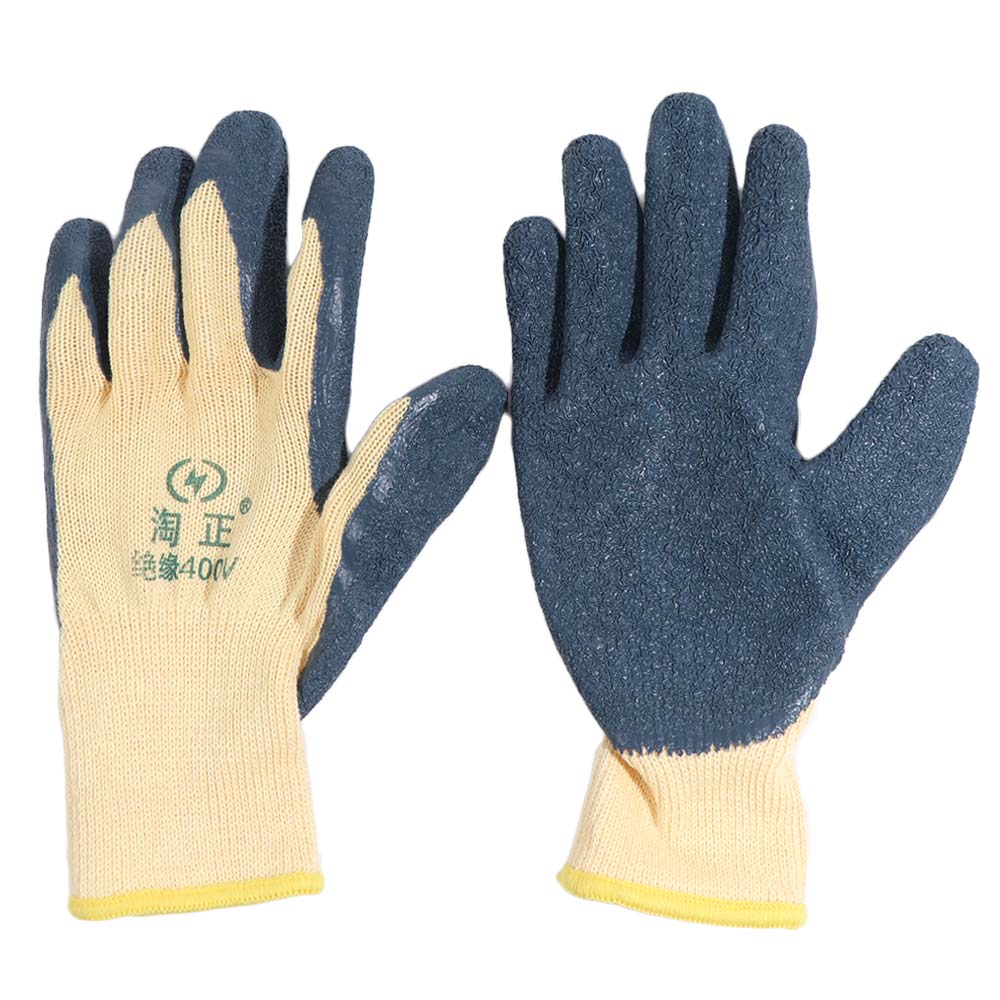 400V Insulating Gloves Nonslip Anti-electricity Gloves Rubber Gloves  Low Voltage 400v