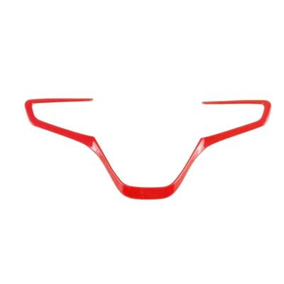 Roșu cromat pentru Chevrolet Cruze 2016 2017 2018 Decor volan mașină Autocolant cadru Copertă Trim Styling