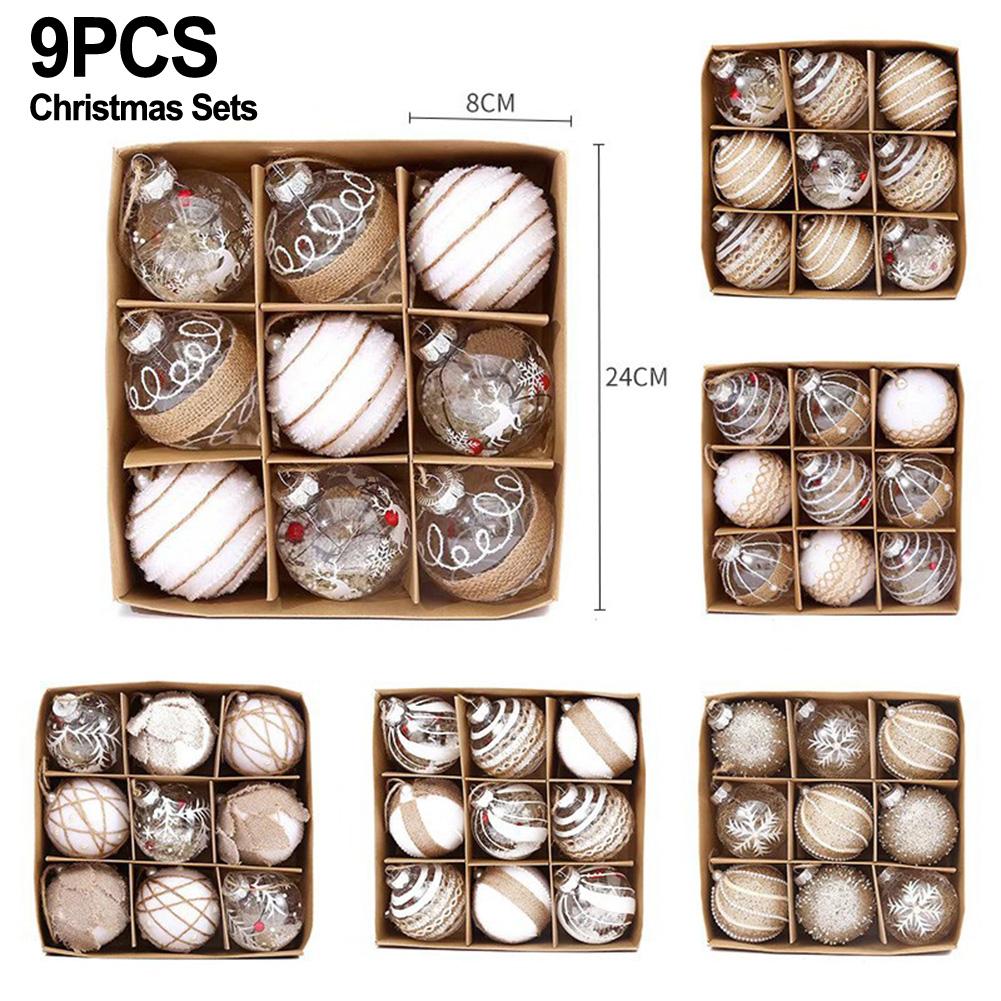 Home Christmas Balls Kit Ornaments Set Wedding Xmas