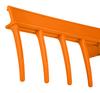 Universal straight rake, 12 tines, plastic
