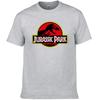 Cartoon dinosaur T-shirt printed summer dinosaur T-shirt funny Harajuku top Jurassic offline park T-shirt A286