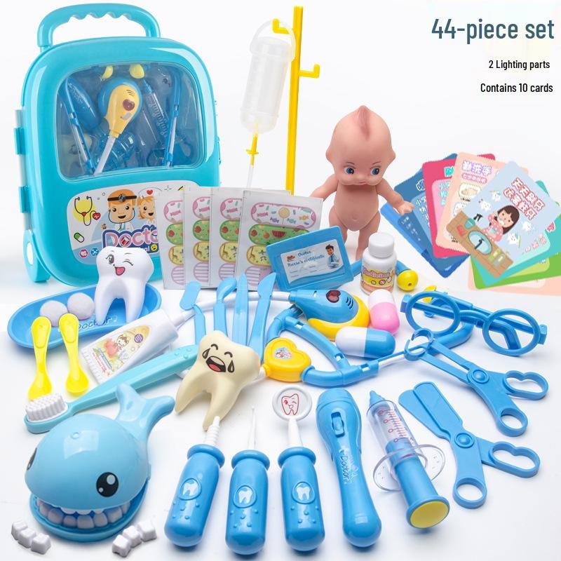 Kids' Doctor Playset: Nurse Role-Play Suitcase with Stethoscope & Syringe