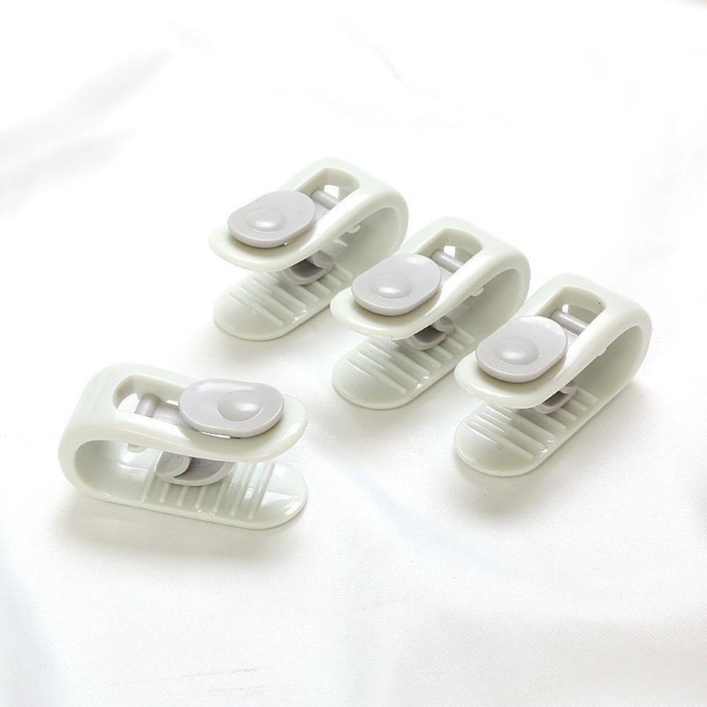 

6PCS New Lightweight Duvet Quilt Holder Clips Non-Slip Buckle Reusable Quilt Fixator Bedspread Fastener Bedroom Accessories зелёный