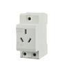 Delixi Electric DZ47X Series 10A Three-Pin DIN Rail Cabinet Module Socket