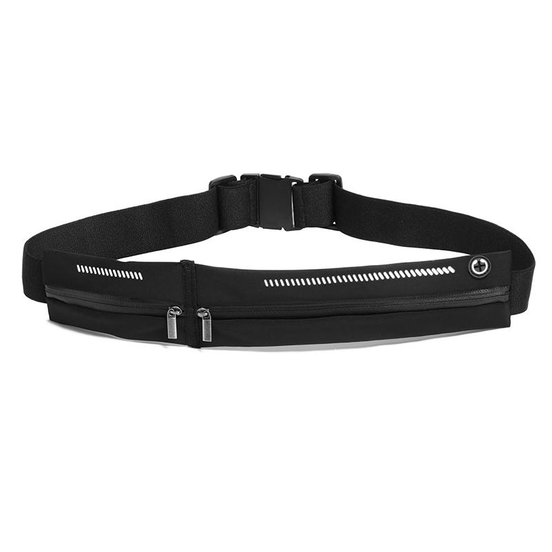Invisible Elastic Running Waist Bag Foldable Large Capacity Belt for Outdoor Training