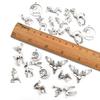 DIY Christmas Retro Zinc Alloy Stag Head Antler Pendant Charm - Jewelry Accessories