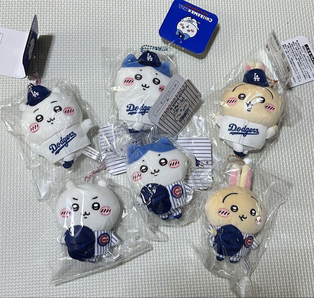 

[USED] Chikawa x Dodgers & Cubs 6 piece set