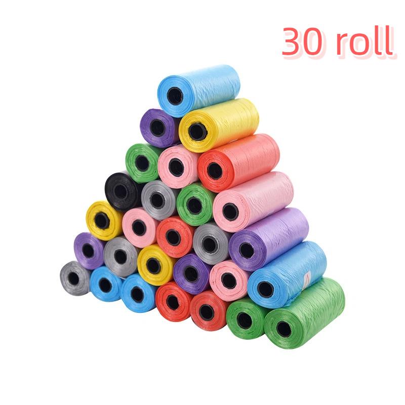 Disposable Small Trash Bags Thickened Leakproof Household Garbage Pouches 5-30 Rolls for Kitchen Bathroom Office Use