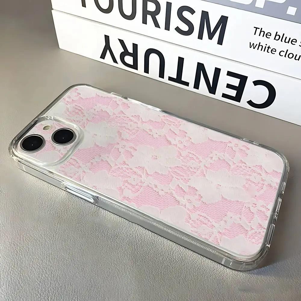 Luxury black lace Phone Case For Xiaomi Redmi Note 15 15C 14 13 12 12S 12C 11 10 10C 13C 10s A2 A3 Pro Plus 4G 5G soft TPU Cover