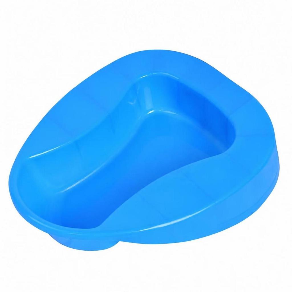 Bedpan Easy to Clean Polymeric Sleek for Bedridden Patients, Elderly