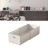 Expandable Storage Box Single Layer Rectangular Stackable Drawer Desktop Spice Organizer for Kitchen Living Room