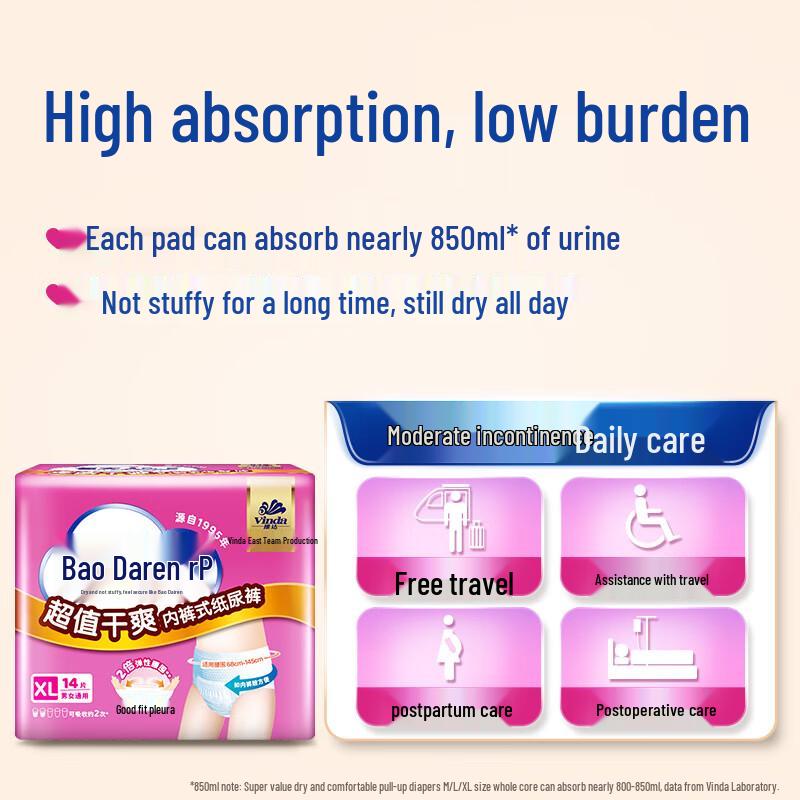 Dr.P Super Value Dry Adult Pull-Up Diapers