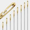 24Pcs/set Self Threading Sewing Needles Hand Sewing Embroidery Needles For DIY Sewing and Mending Easy Side Threading