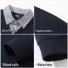 Baleno Men's Long Sleeve Polo Collar Faux Two-Piece Sweatshirt