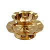 Bhimonee Decor Pure Brass Nanda Akhand Jyoth Table Diya | Traditional Plate Design Deepak for Pooja