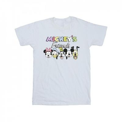 Mens Mickey Mouse And Friends Faces T-Shirt