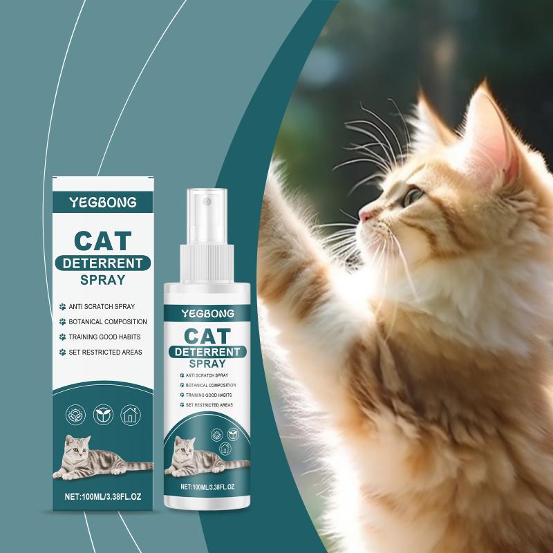 Cat and Dog Deterrent Spray 100ml Bitter Formula Prevents Chewing Furniture Protector Home Use