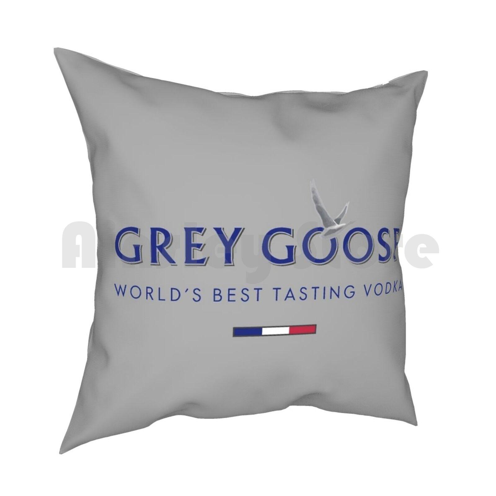 Grey Goose Pillow Case Printed Home Soft DIY Pillow Cover Grey Goose Grey Goose Beverage Goose Grey The Grey Goose Tiff 30x30cm 12x12in