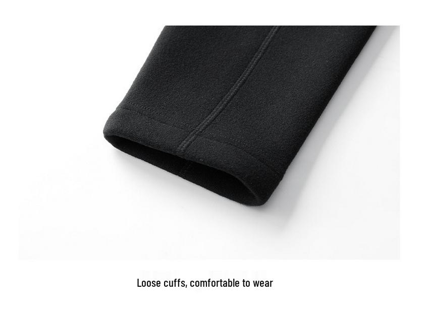 Pánská trendy fleecová mikina se stojáčkem, L-9XL, na podzim/zimu