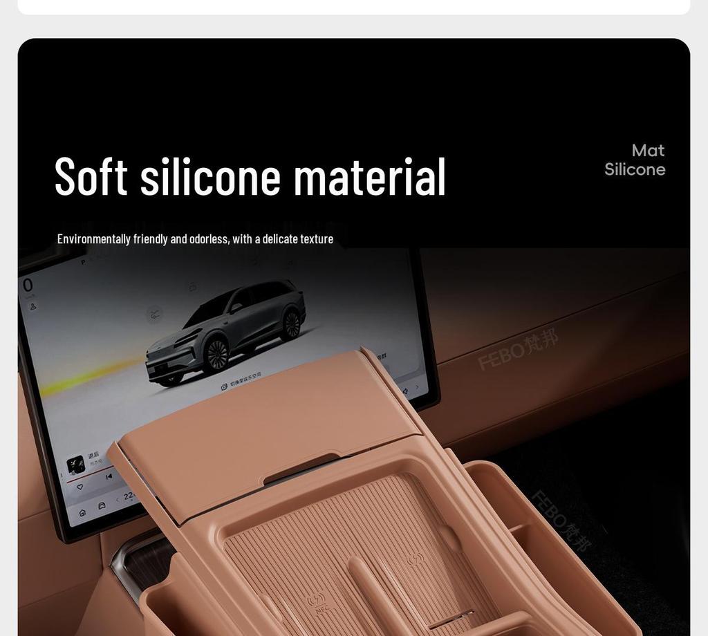Fits 25 Lydo L90 Center Console Models: Multifunction Full Coverage Storage Mat for Car Modification.