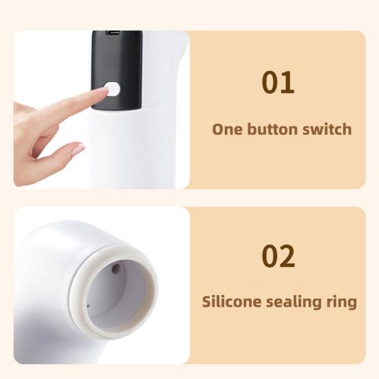 Wireless Vacuum Sealer Digital Display Strong Suction Power Compact Design Portable USB Rechargeable Food Bag Sealing Machine