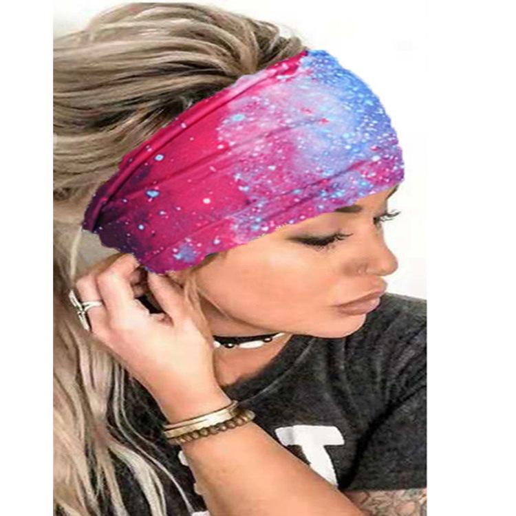 Ellie Bohemian Floral Knot Sport Hairband for Women