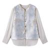 2025 Spring Embroidered Reversible Jacket Vest - New Chinese National Style, High-End Outerwear (WW2507)