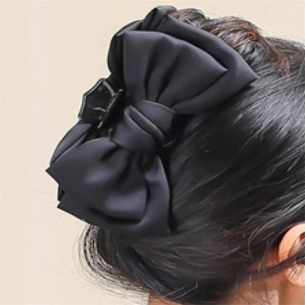 Large ribbon hair clip, sturdy clip, women s hair clip, updo fixing clip