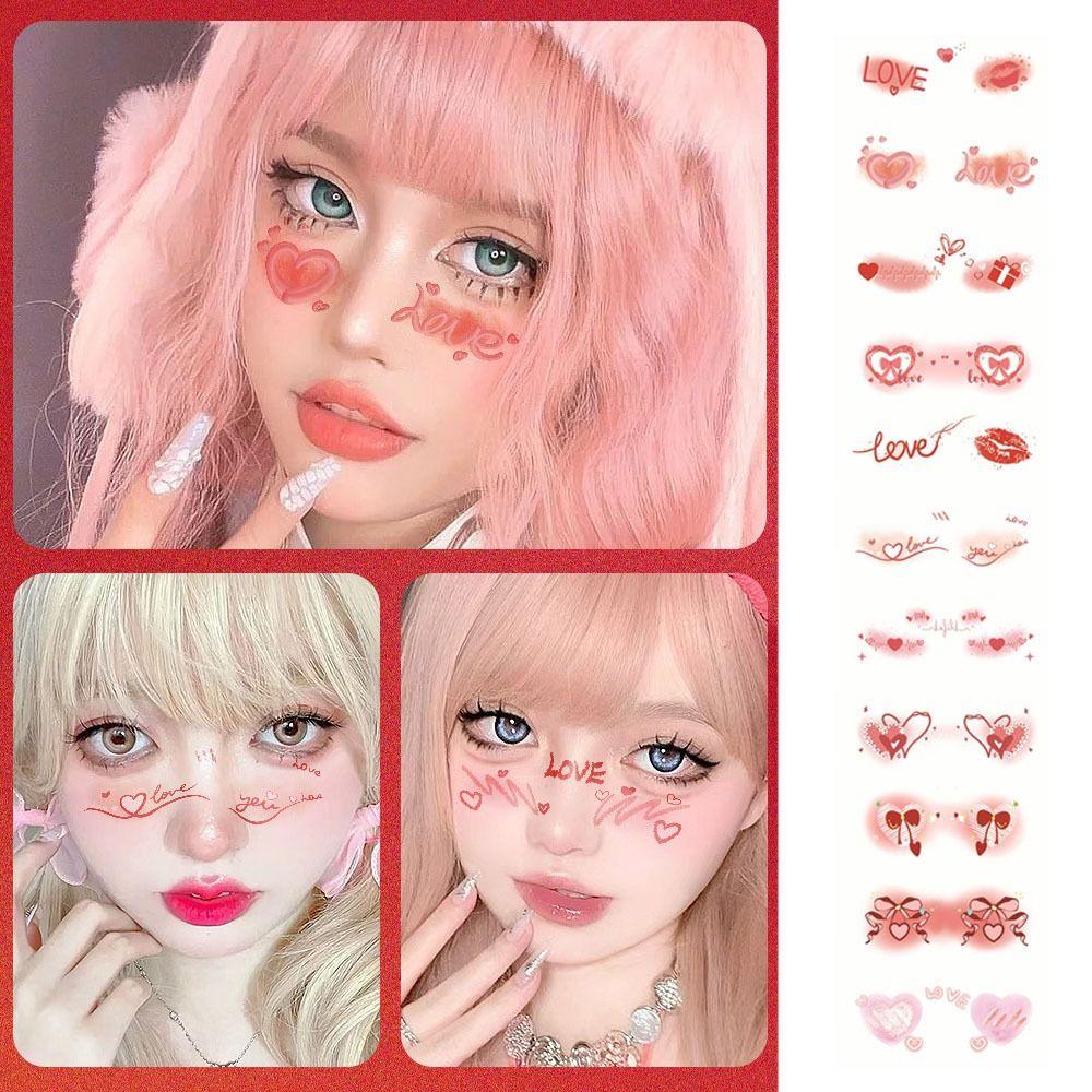 Long Lasting Freckles Blush Stickers Facial Art Makeup Stickers Face Temporary Tattoos  Concert