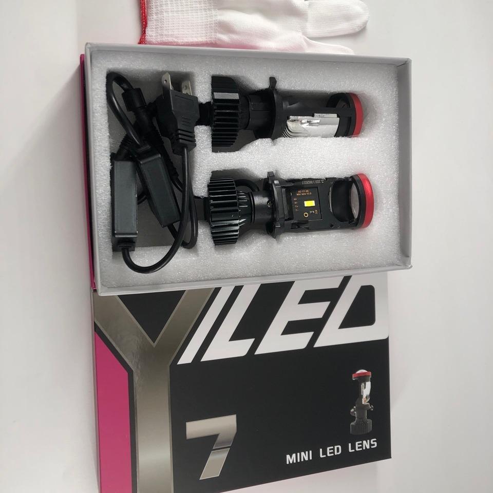 

Y7D Супер Яркая Автомобильная Светодиодная Фара Модель H4 Трехконтактная Специальная Светодиодная Линза для Автомобилей и Мотоциклов