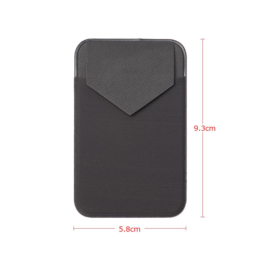 New Fashion Universal Phone Card Holder Fashion Lycra Cell Phone Pocket Wallet Case Slim Pocket Adhesive Sticker Card Holders