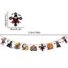 Decorative Happy Halloween Paper Banner Hanging Pumpkin Letter Flag  Haunted House