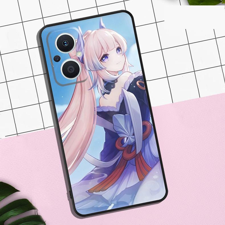 Sangonomiya Kokomi Genshin Impact Case For OPPO Reno 13F 13 12 12F 11 11F 8T 7 8 10 Pro OPPO Find X8 Pro X6 X3 X5 Lite Cover